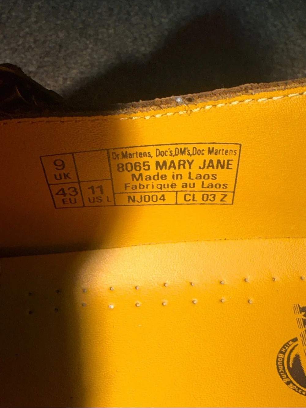 8065 Brown Dr. Martens Mary Jane’s